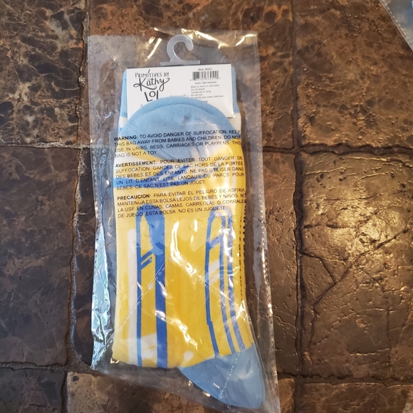 Primitives by Kathy This Beer Is Making Me Awesome Novelty Socks OSFM NWT - Picture 2 of 2